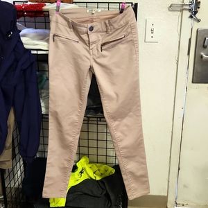 Pants skinny leg pink pants